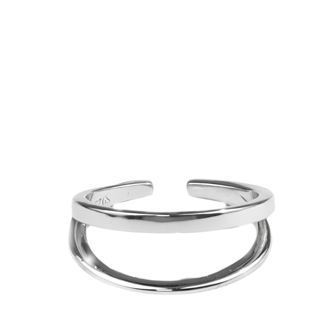 Split 925 Sterling Silver Ring